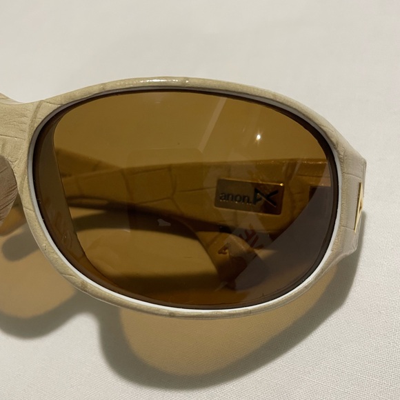 ANON Rufus CROCODILE POLARIZED SUNGLASSES! Unisex Rare Vintage Shades w/ Case! - Picture 7 of 12